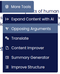 Manuscripts.ai - Opposing Arguments